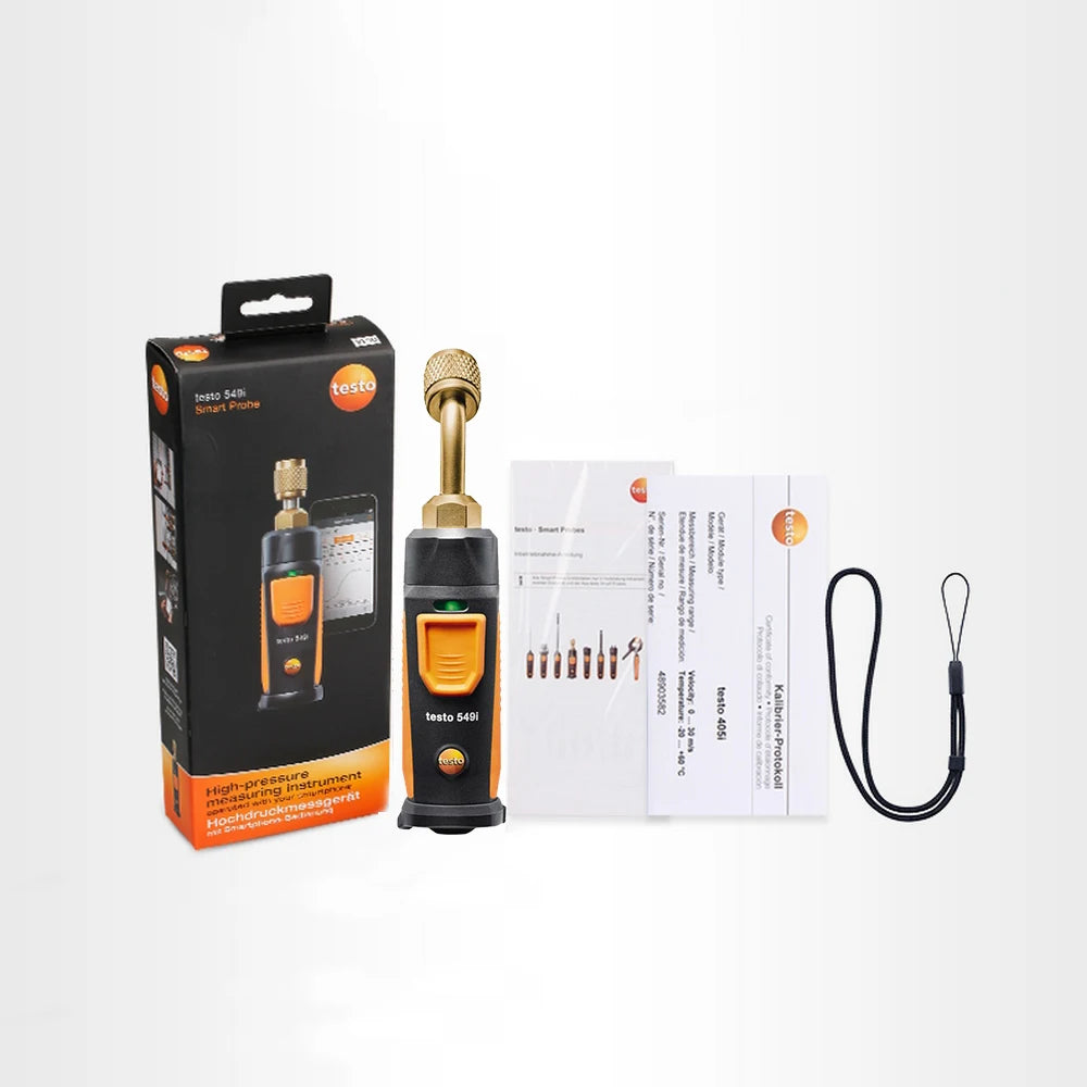 Testo 549i Air Conditioning Pressure Gauge Refrigeration Measuring Tol Refrigeration System Test Kit Bluetooth Transmission